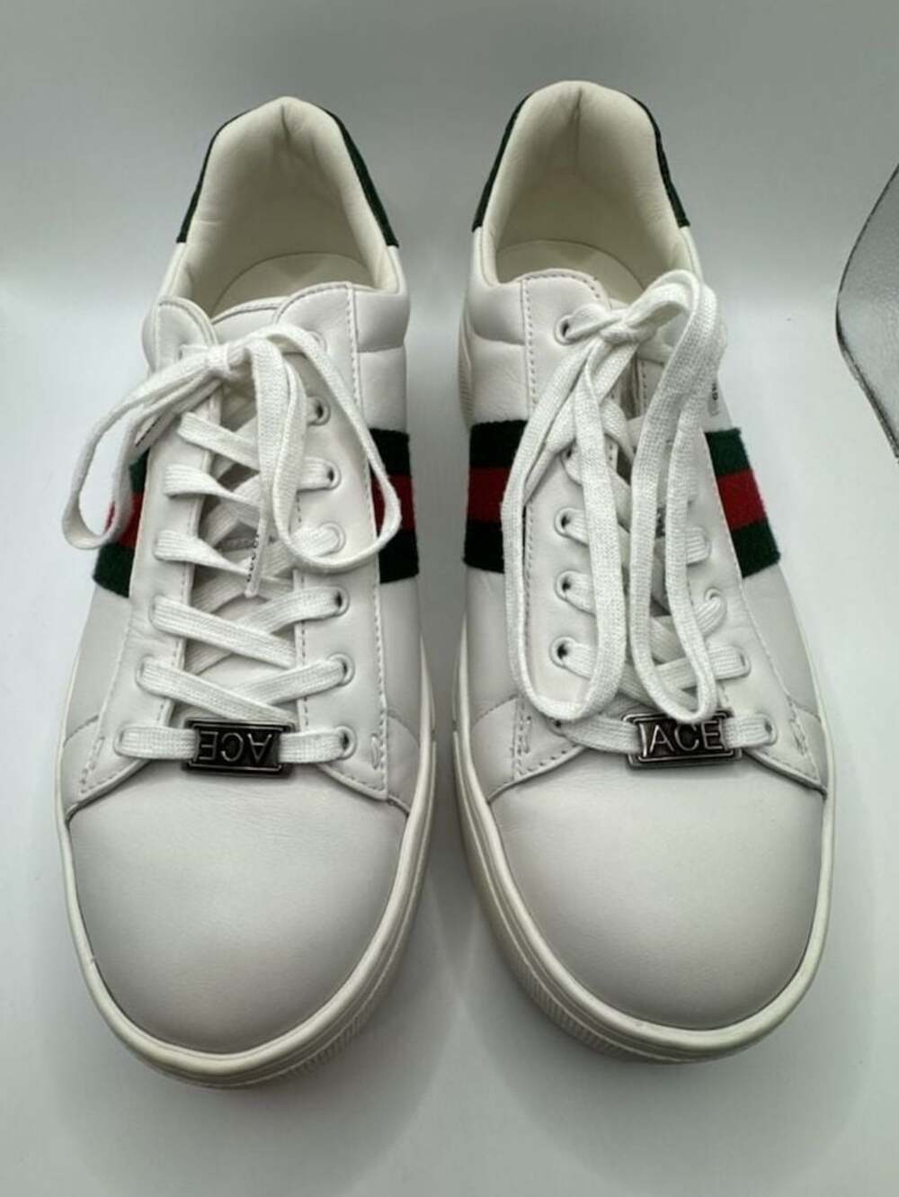 Authentic Gucci Women's Ace Low-Top Platform Sneakers 40